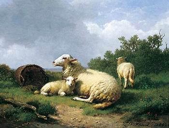 unknow artist Sheep 067 Germany oil painting art